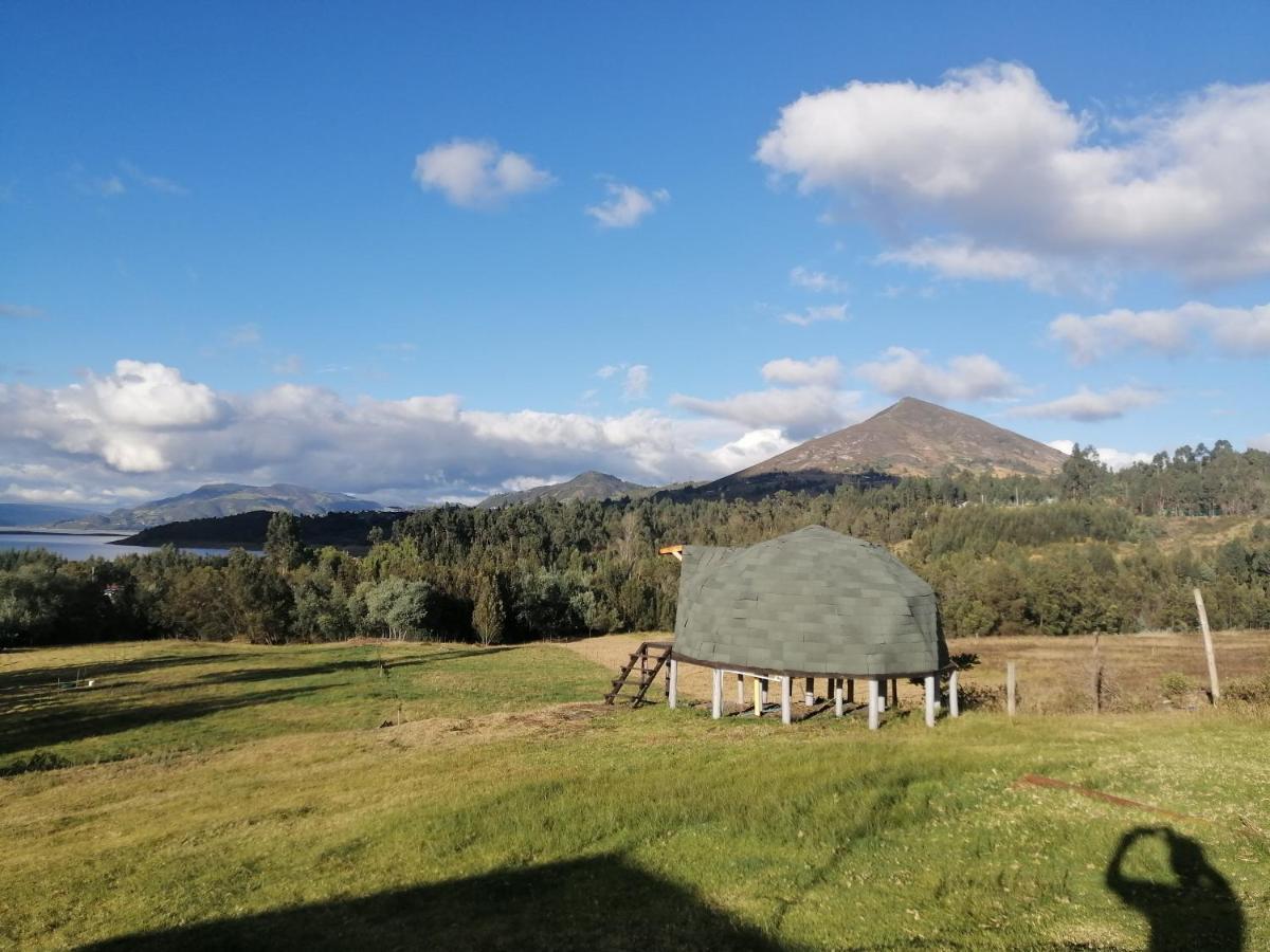 Cabanas El Mirador Del Tomine Guatavita Exterior foto