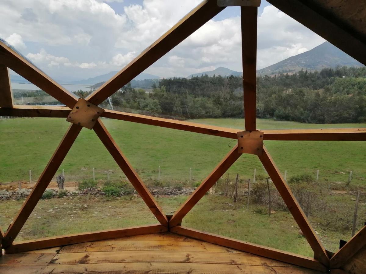 Cabanas El Mirador Del Tomine Guatavita Exterior foto